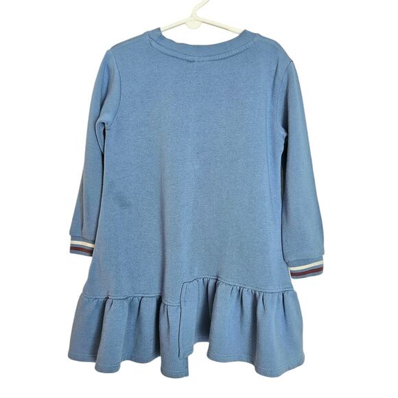 Girls Harry Potter Blue Dress with Patches & Graphics - Picture 2 of 6